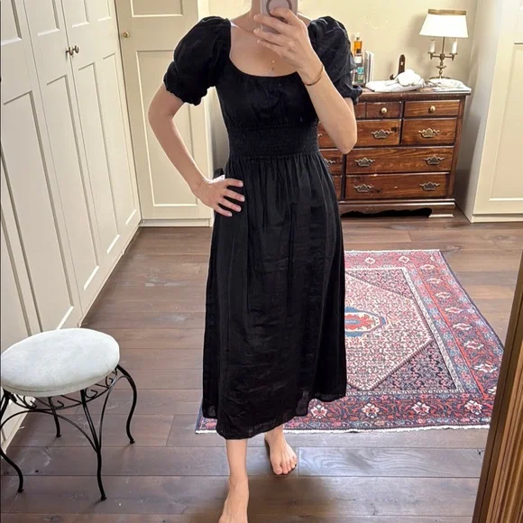 knee length dresses for ladies Faithfull | Women's Sofia Mini Dress Black